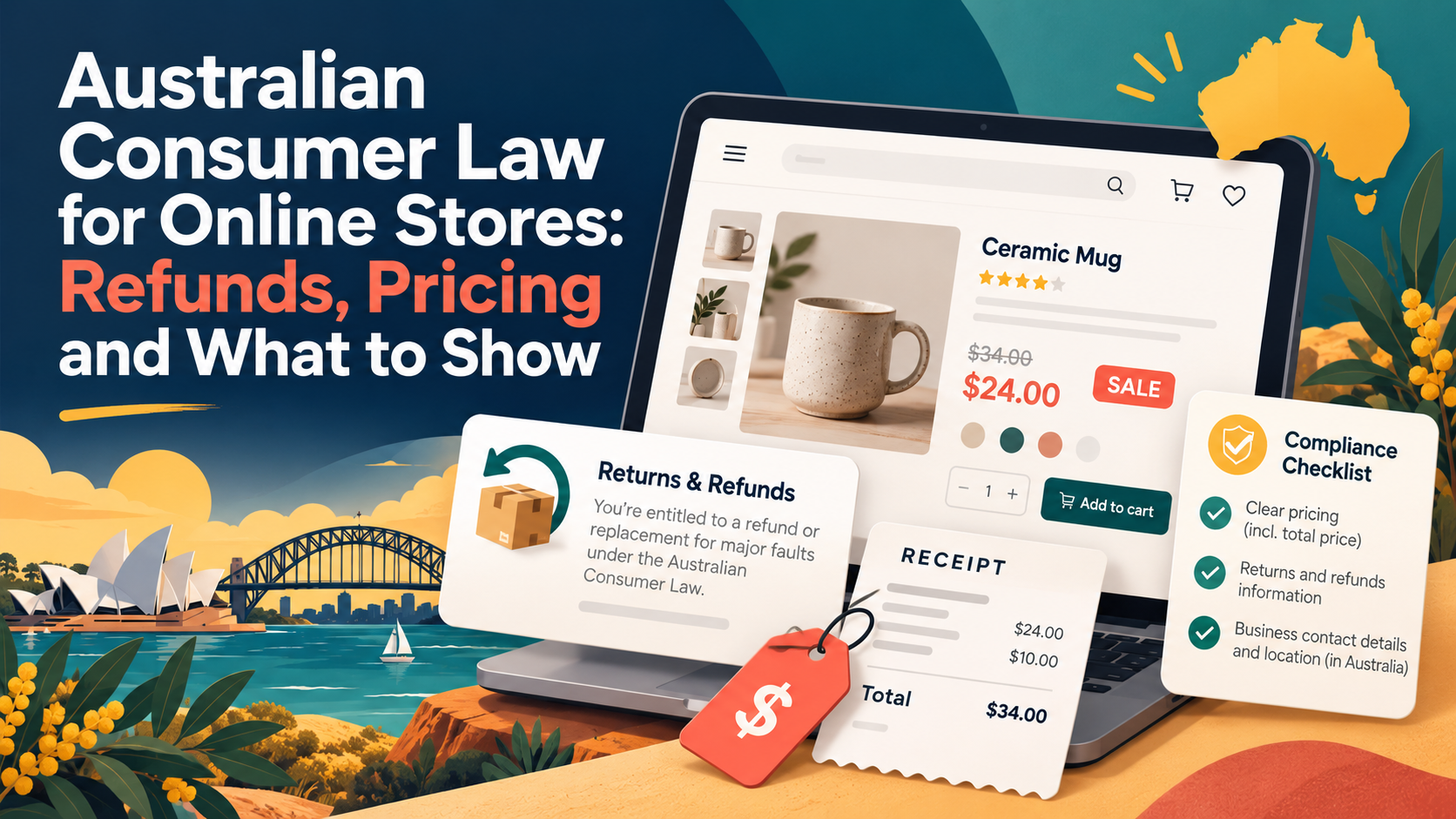 Australian Consumer Law for Online Stores: Refunds, Pricing and What to Show