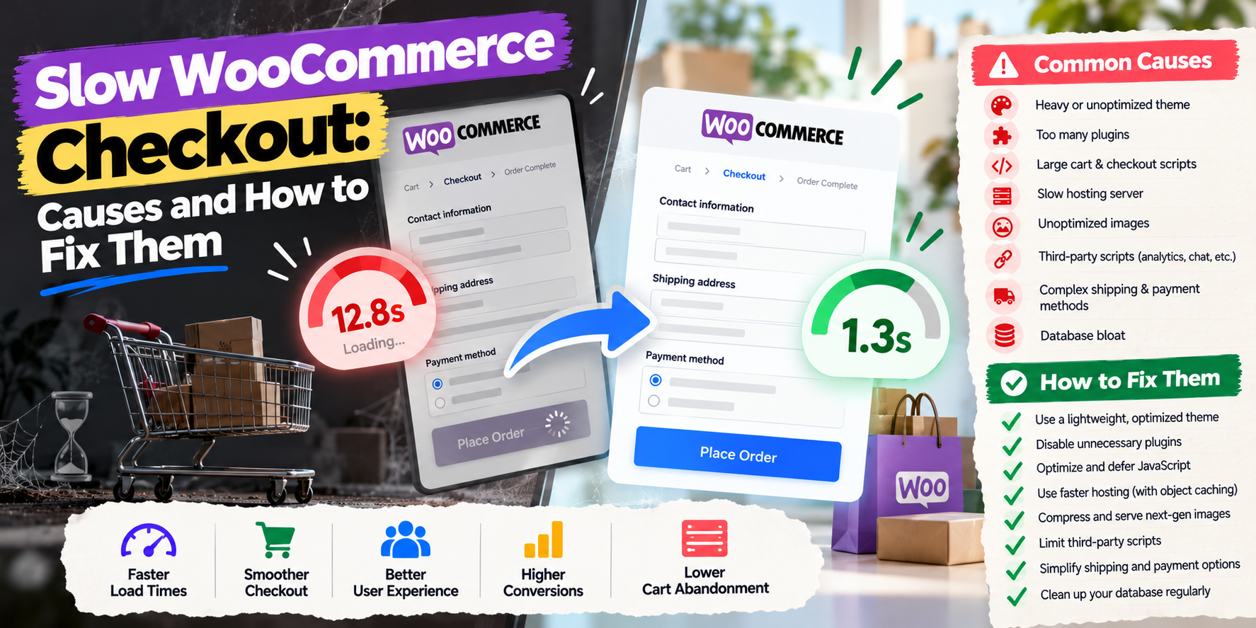 Slow WooCommerce Checkout: Causes and How to Fix Them